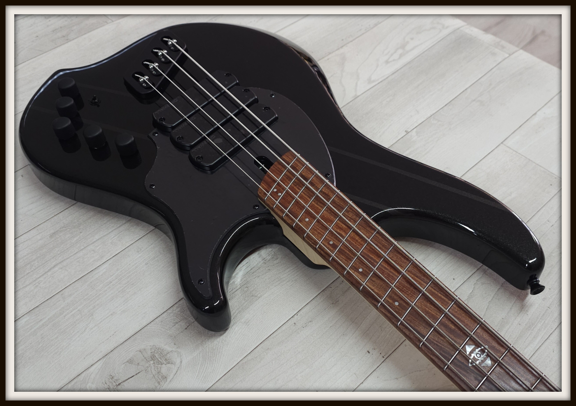 Dingwall JT3 John Taylor 4-String, Stealth Black, Signature
